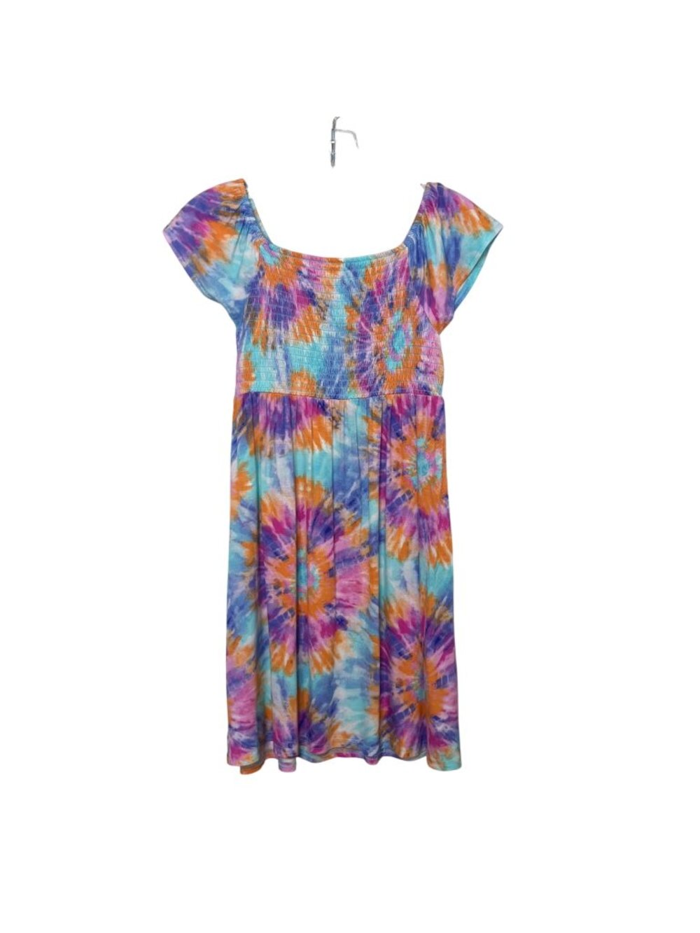 The‎ Childrens Place Tie-Dye Smocked Dress Girls Size Large Multicolor New